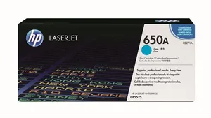 Toner pro "BarevnáLaserJet CP5525" tiskárnu, HP "CE271A" Cyan, 15 tis.stran